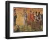 Christ at the Sea of Galilee, Detail from Episodes from Christ's Passion and Resurrection-Duccio Di buoninsegna-Framed Giclee Print