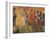 Christ at the Sea of Galilee, Detail from Episodes from Christ's Passion and Resurrection-Duccio Di buoninsegna-Framed Giclee Print