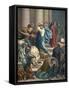 Christ at the Temple-Gustave Doré-Framed Stretched Canvas