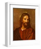 Christ at Thirty-Three-Heinrich Hofmann-Framed Art Print