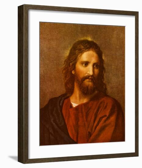 Christ at Thirty-Three-Heinrich Hofmann-Framed Art Print