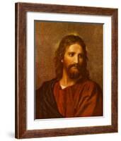 Christ at Thirty-Three-Heinrich Hofmann-Framed Art Print