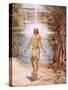 Christ Baptised by John the Baptist-William Brassey Hole-Stretched Canvas