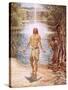 Christ Baptised by John the Baptist-William Brassey Hole-Stretched Canvas
