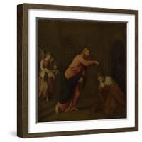 Christ Baptising Saint John the Martyr of Alexandria, C. 1565-Paris Bordone-Framed Giclee Print