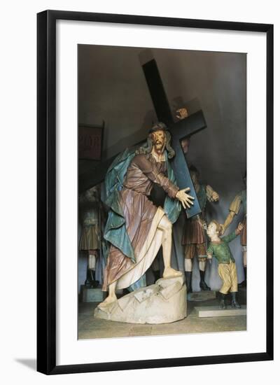 Christ Bearing Cross, 1800-1805-Alessandro Algardi-Framed Giclee Print