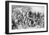 Christ Bearing His Cross, C.1475 (Engraving)-Martin Schongauer-Framed Giclee Print