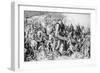 Christ Bearing His Cross, C.1475 (Engraving)-Martin Schongauer-Framed Giclee Print