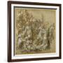 Christ Bearing His Cross Encounters St Veronica-Lavinia Fontana-Framed Giclee Print