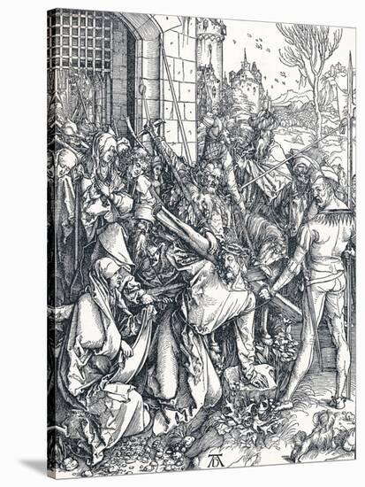 Christ Bearing the Cross, 1498-Albrecht Dürer-Stretched Canvas