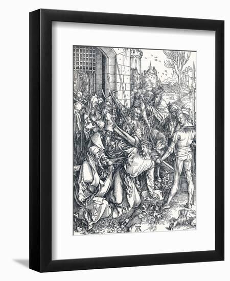 Christ Bearing the Cross, 1498-Albrecht Dürer-Framed Giclee Print