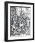 Christ Bearing the Cross, 1498-Albrecht Dürer-Framed Giclee Print