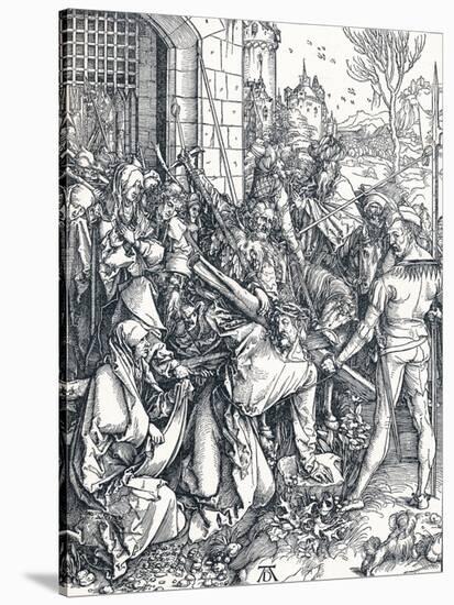 Christ Bearing the Cross, 1498-Albrecht Dürer-Stretched Canvas