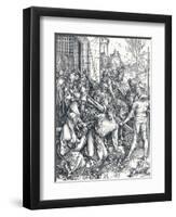 Christ Bearing the Cross, 1498-Albrecht Dürer-Framed Premium Giclee Print