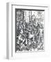 Christ Bearing the Cross, 1498-Albrecht Dürer-Framed Premium Giclee Print