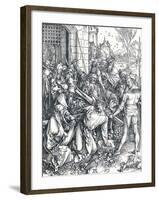 Christ Bearing the Cross, 1498-Albrecht Dürer-Framed Giclee Print