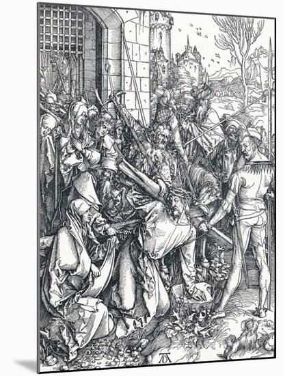 Christ Bearing the Cross, 1498-Albrecht Dürer-Mounted Giclee Print
