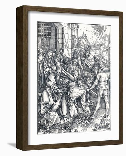 Christ Bearing the Cross, 1498-Albrecht Dürer-Framed Giclee Print