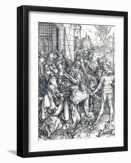 Christ Bearing the Cross, 1498-Albrecht Dürer-Framed Giclee Print