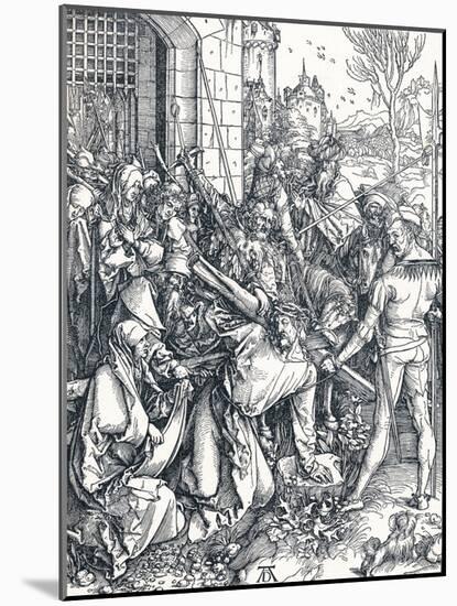 Christ Bearing the Cross, 1498-Albrecht Dürer-Mounted Giclee Print