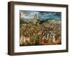 Christ Bearing the Cross, 1569-Pieter Bruegel the Elder-Framed Giclee Print