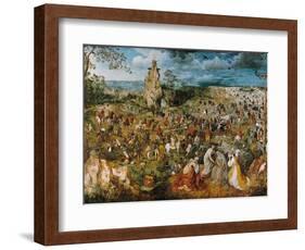 Christ Bearing the Cross, 1569-Pieter Bruegel the Elder-Framed Giclee Print