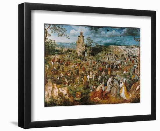 Christ Bearing the Cross, 1569-Pieter Bruegel the Elder-Framed Giclee Print