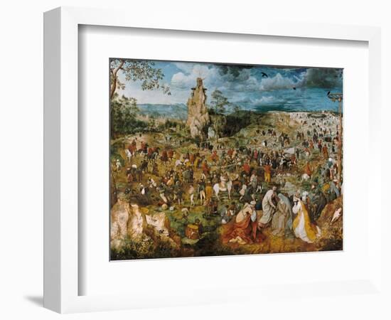 Christ Bearing the Cross, 1569-Pieter Bruegel the Elder-Framed Giclee Print