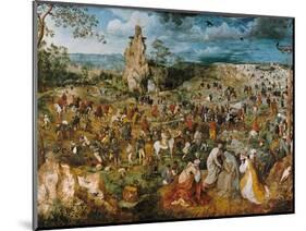 Christ Bearing the Cross, 1569-Pieter Bruegel the Elder-Mounted Giclee Print