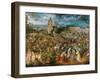 Christ Bearing the Cross, 1569-Pieter Bruegel the Elder-Framed Giclee Print