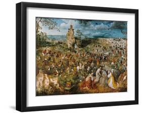 Christ Bearing the Cross, 1569-Pieter Bruegel the Elder-Framed Giclee Print