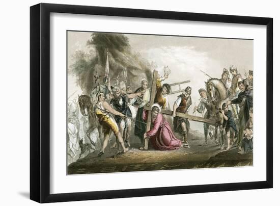 Christ Bearing the Cross-Paolo Veronese-Framed Giclee Print