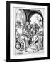 Christ before Annas (Engraving)-Martin Schongauer-Framed Giclee Print