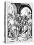 Christ before Annas (Engraving)-Martin Schongauer-Stretched Canvas