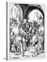 Christ before Annas (Engraving)-Martin Schongauer-Stretched Canvas