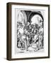 Christ before Annas (Engraving)-Martin Schongauer-Framed Giclee Print