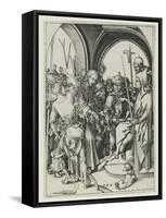 Christ before Annas-Martin Schongauer-Framed Stretched Canvas