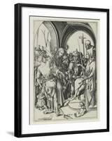 Christ before Annas-Martin Schongauer-Framed Giclee Print