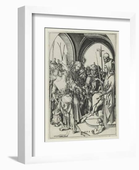 Christ before Annas-Martin Schongauer-Framed Giclee Print