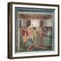 Christ Before Caiaphas, circa 1305-Giotto di Bondone-Framed Giclee Print