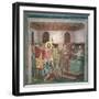 Christ Before Caiaphas, circa 1305-Giotto di Bondone-Framed Giclee Print