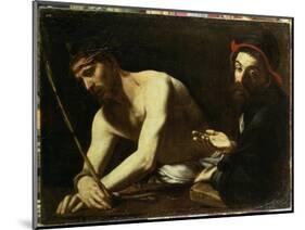 Christ Before Caiaphas, circa 1615-Giovanni-battista Caracciolo-Mounted Giclee Print