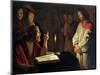 Christ Before Caiaphas-Gerrit van Honthorst-Mounted Giclee Print