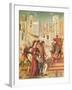 Christ before Herod, Left Panel from the Retable of the Passion, 1517-20-Antonio Ronzen-Framed Giclee Print