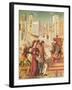 Christ before Herod, Left Panel from the Retable of the Passion, 1517-20-Antonio Ronzen-Framed Giclee Print