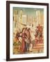 Christ before Herod, Left Panel from the Retable of the Passion, 1517-20-Antonio Ronzen-Framed Giclee Print