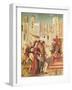 Christ before Herod, Left Panel from the Retable of the Passion, 1517-20-Antonio Ronzen-Framed Giclee Print