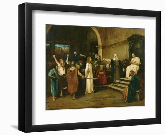 Christ Before Pilate, 1880-Mihaly Munkacsy-Framed Giclee Print