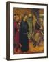 Christ before Pilate, c.1420-1425-Lluis Borrassa-Framed Giclee Print