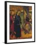 Christ before Pilate, c.1420-1425-Lluis Borrassa-Framed Giclee Print